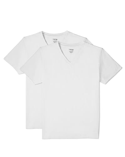MeMoi Mens 2 Pair Pack V-Neck T-Shirt Undershirt4