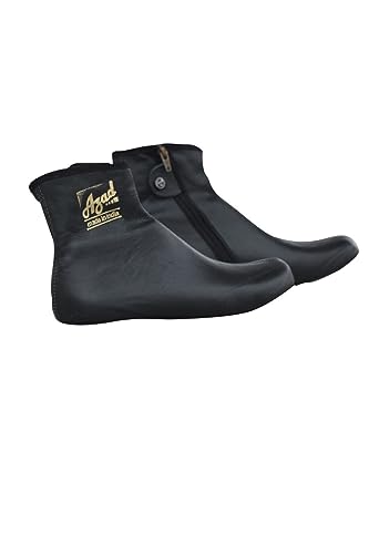 SABA INTERNATIONAL Leather Zipper Socks High Ankle Khuffs/Footwear.3