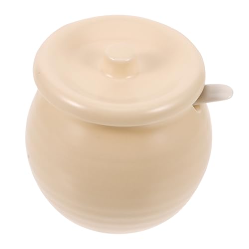 COLLBATH Tarro De Especias Cerámica Bote De Cerámica Para Tarro De Azúcar Para Almacenar Manteca De Cerdo Cocina