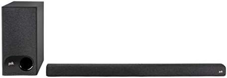 Polk Audio Signa S3 Ultra-Slim TV Sound Bar and Wireless Subwoofer with Built-in Chromecast | Compatible with 8K, 4K &...