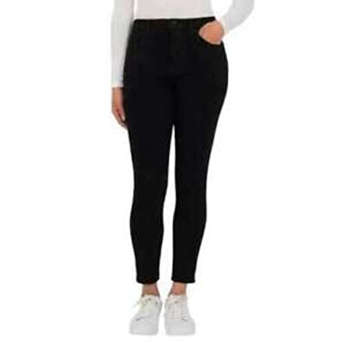 KIRKLAND Signature Womens High-Rise Skinny Jeans (Black, 10)
