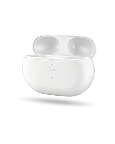 Image of Charging Case Replacement for Beats Studio Buds - Earbuds Charger Case with Bluetooth Pairing Sync Button, 660mAh Battery (Earbuds Not Included), White