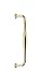 Alno D726-8-PB Charlie?s Collection Traditional Appliance Pull, Polished Brass