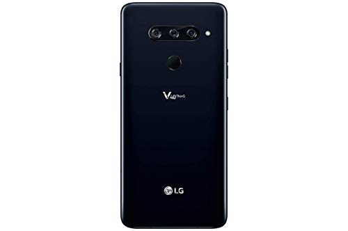 LG V40 ThinQ 64GB T-Mobile Smartphone w/ 5-Cameras, 6.4" QHD+ Display - Aurora Black (Renewed)
