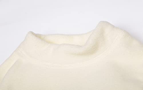 Mud Kingdom Little Boys Girls Polar Fleece Pullover Sweatshirts Lightweight Mock Neck Long Sleeve Warm Casual Winter2