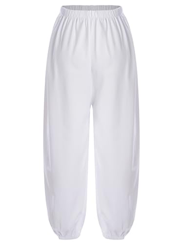 easyforever Unisex Kids Boys Girls Harem Trouser Casual Sports Pants Kung Fu Taichi Yoga Activewear