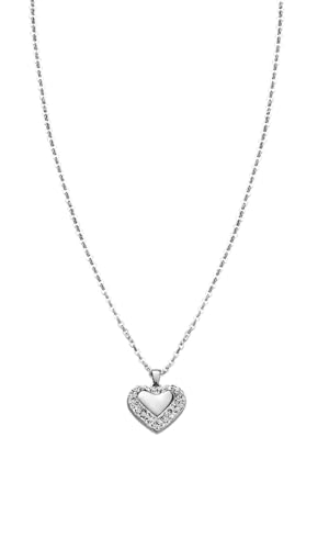LOTUS STYLE Collar Mujer Acero Inoxidable - Colgante de Corazón - Resistente al Agua LS1768-1/1 - Collares Mujer Special Prices - Regalo de Cumpleaños, Aniversario, San Valentín, Madre y más