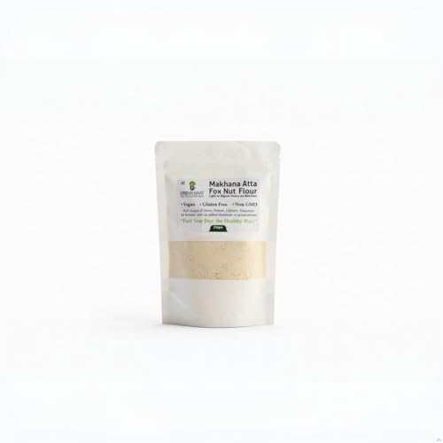 Image of URBAN HAAT Organic Makhana Powder 250 gm /Foxnut Flour /makhana atta /makhana aata Gluten free in Vacuum Pack