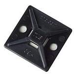 TC345AX, Cable Accessories 4 Way Mounting Base Nylon 6/6 Black Bulk (50 Items)