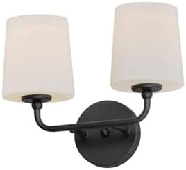 Maxim Bristol - 2 Light Wall Sconce-10 Inches Tall and 13.25 Inches Wide-Black Finish