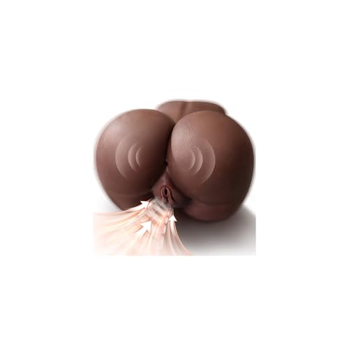 Image of Black Pocket Pussy Sex Doll, Powerful 5 Sucking & 8 Vibrating Ebony Sex Toy | Realistic Sex Dolls Torso Female Busty Butt Ass Automatic Male Masturbator Sex Toys for Men Adult Toys Stroker