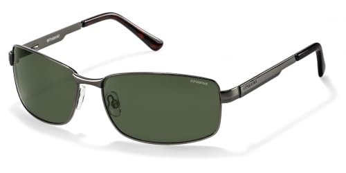 Lunettes Polaroid P4416 A3X Dark Gun rectangulaires pour homme