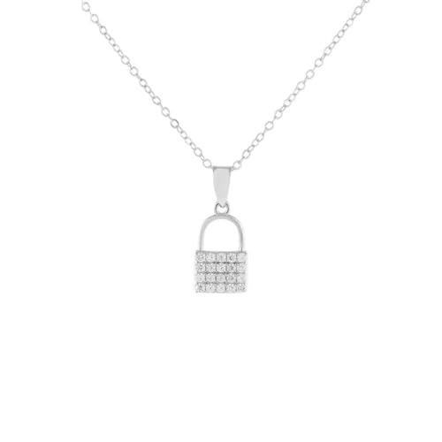 Collier pavé percé femmes YXWYXWA bijoux chaîne 18k or