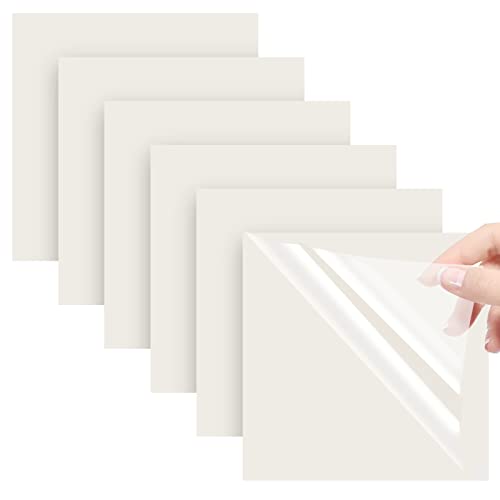 Zoonvii 300 Sticky Notes Transparent,Notes Autocollantes Transparentes,Blocs-Notes Autocollants,Sticky Note Cube,Apier de Notes Réutilisable,Feuilles Notes Autocollantes étanche