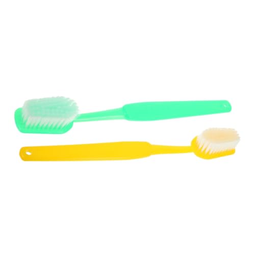 Fausse brosse à dents surdimensionnée HEMOTON en plastique léger : pack de 2 pour déguisement géant