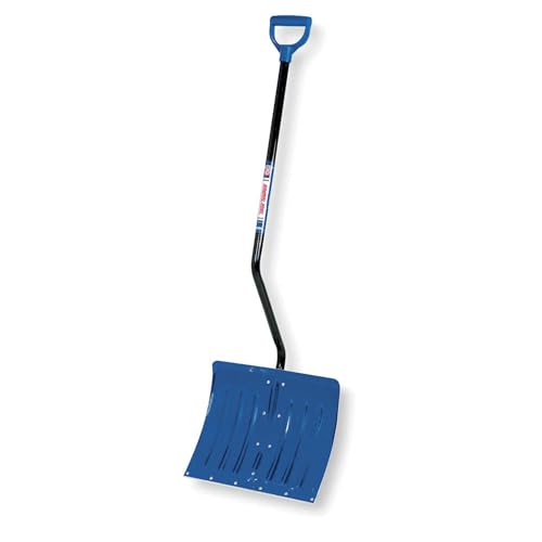 True temper 1638900 snow shovel, alum, 18 in w, 14. 5 in h