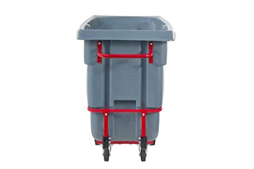 Image of Rubbermaid Brute Tilt Dump Truck /Trash Cart /Garbage Collection /Recycling, 0.5 Cubic Yard, Heavy Load Capacity, 850 lbs., Gray, Distribution Centers /Warehouse /Manufacturing /Stadiums