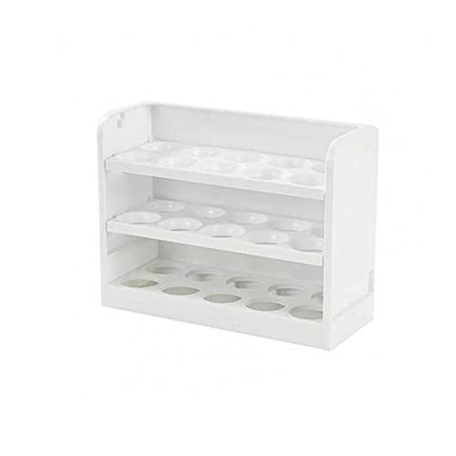 Floating Wall Shelves Refrigerator Eggs Holder?Space Saver Eggs Protect Container?Three Layer Egg Tray