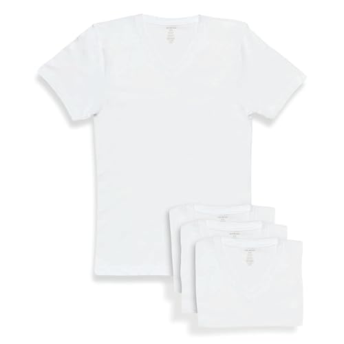 T-shirt col V blanc homme Van Heusen idéal sous une chemise au bureau
