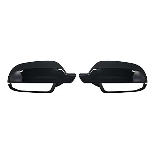 Rétroviseur aile couvercle pour A4 B8.5 S4 A5 S5 A3 8P coque noir brillant