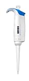 MICROLIT - Single-Channel Pipettes with Adjustable Volume, Accurate and Calibrated Micropipette for 2-20ul Liquid Capacity, Compatible with 20ul Pipette Tips