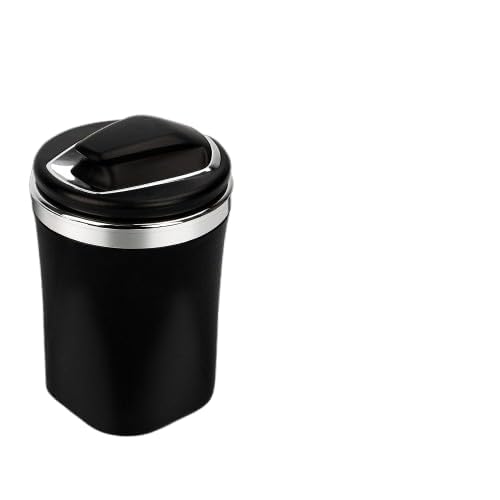 Car Ashtray, Ceramic Liner Car Ashtray With Lid, Portable Ash Tray For Smell Proof with Car Cup Holder Accessories for Indoor Outdoor-image-12