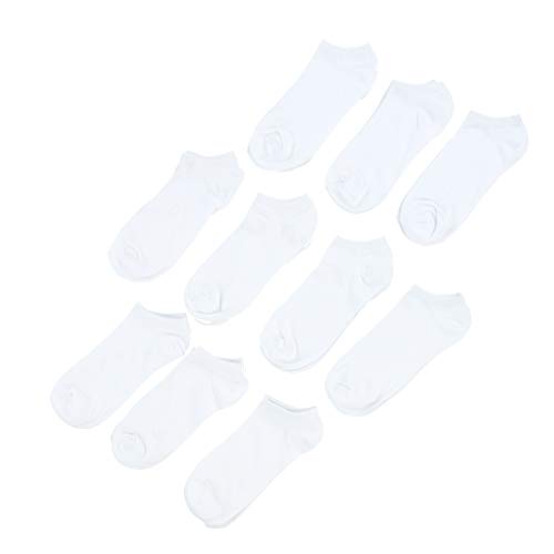 Image of b.o.c. Performance No Show Ankle Socks Size 9-11, 10 Pack