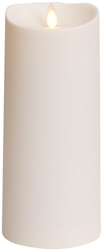 Darice 30017393 Luminara Flameless Candle, Unscented Outdoor Pillar Candle, 9 In, Ivory/Cream (Pack of 1) Darice 30017393 Luminara Flameless Candle, Unscented Outdoor Pillar Candle, 9 In, Ivory/Cream (Pack of 1)