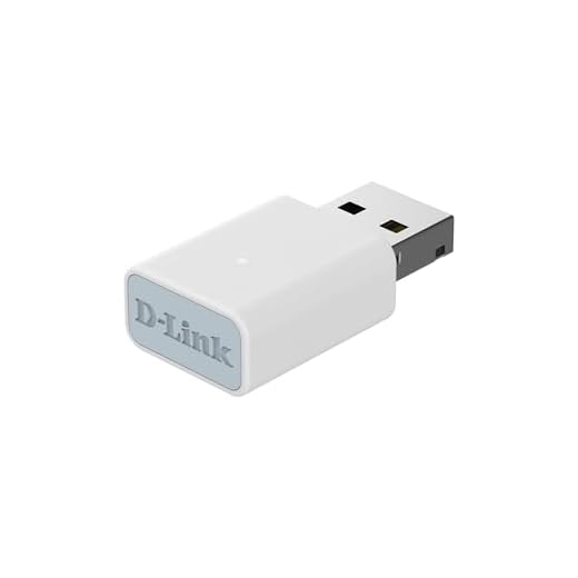 D-Link AC1300 USB WiFi Adapter —2.4/5GHz Dual Band Wireless Internet Travel Size for Desktop PC Laptop —MU-MIMO Plug & Play —Supports Windows 10/11 Drivers —WPA3 Enhanced Security (AC13U)