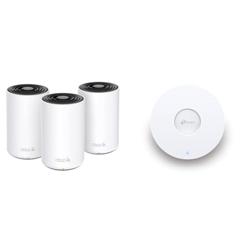 TP-Link Deco XE75 Mesh WLAN Set (3 Pack) & EAP653 AX3000 Gigabit Dualband WiFi 6 WLAN Access Point (Omada SDN