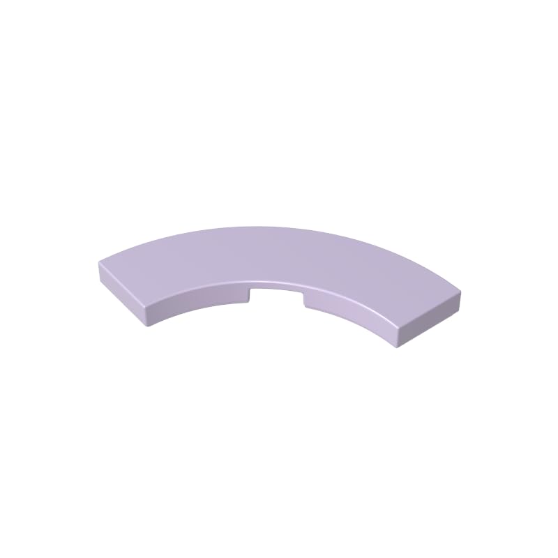 Circular Plate 3X3 Curved Light Panel 50PCS Compatible with Lego GDS-2182 Classic Bulk Toy MOC Color:pink purple โ image 1