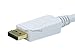 Monoprice 3ft 28AWG DisplayPort to DVI Cable - White