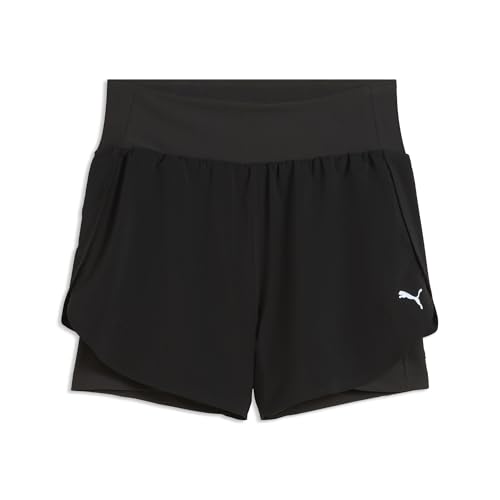 Short Puma W Dreamrun 2in1 3" Drycell femme short tissé course à pied noir