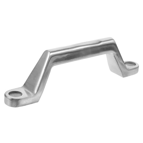 Agarre seguro para evitar caídas en cubiertas con el asidero de acero inoxidable de 150 mm