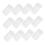BESTonZON 50 Piezas Caja Transparente para de Pesca Contenedores Plásticos Redondos con Tapa Botes de Almacenaje para Señuelos Carretes de Cámara y Pequeños Accesorios Portátil y Ligero para