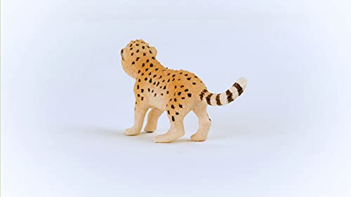 SCHLEICH Wild Life Cheetah Baby 14866 Detailed Animal Figures Zoo Toy Great Gift for Boys and Girls Decoration for Birthday Toy from 3 Years 6 x 2 x 4 cm