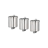 kaiserkraft | Wandascher | Edelstahl | VE 3 Stk | Volumen 0,6 l