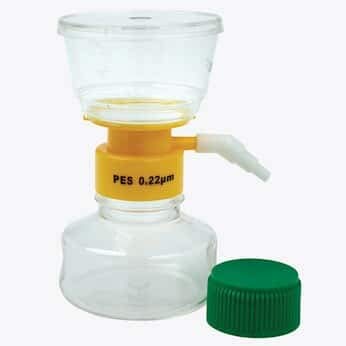 CELLTREAT Scientific Products Autoclave Filter System with PES Membrane, 150 mL, 0.22 µm, 50 mm: 12/cs