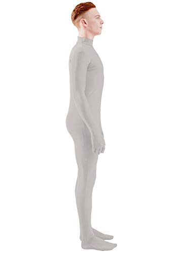 Image of Ensnovo Mens Mock Neck Full Body Unitard Spandex Zentai Suits Costumes