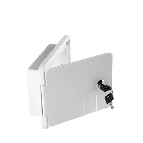 LKAHYUIBC RV Access Door, RV Camper Trailer Motorhome Power Cord Hatch Electrical Access Door Access Panel Inspection Hole Automotive Accessories,Camper Door(Gray)