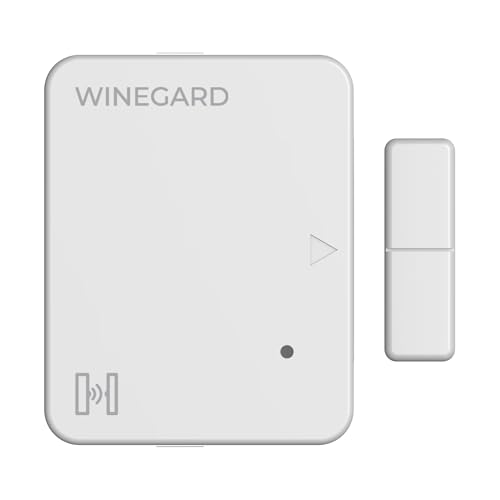 Image of Winegard HS‑CC01 Contact Sensor - Smart RV Door Window Monitor - Bluetooth Wireless Connectivity - CR123A Battery Long Life - for RV Halo Smart System - White