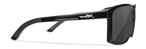 Image of Wiley X WX Alfa Captivate Polarized Sunglasses, Safety Glasses for Men and Women, UV Eye Protection