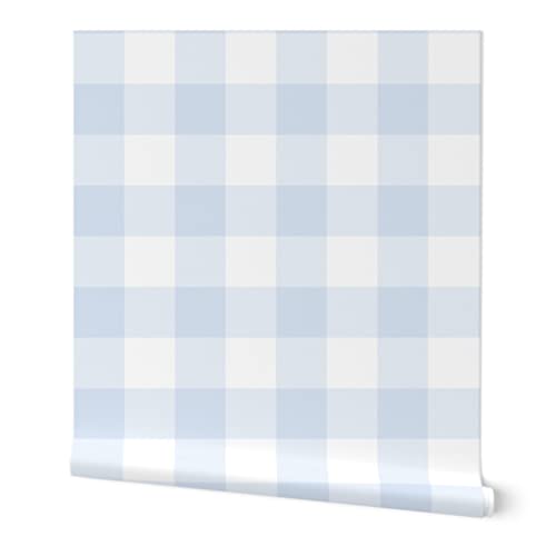 Blue Gingham Large Check Kids Decor