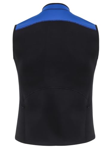 Chaqueta de buceo para hombre chaleco de surf 3mm goma traje húmedo camiseta superior para deportes acuáticos con cremallera frontal miniatura 5