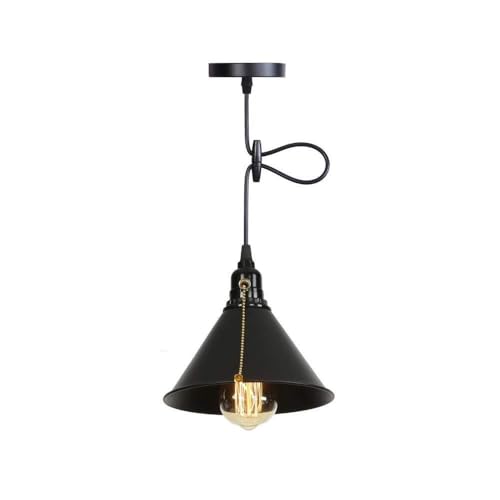 Lumières Abat-Jour en Fer Loft - Dites Adieu aux Pièces Sombres avec ce Lustre Cage E27