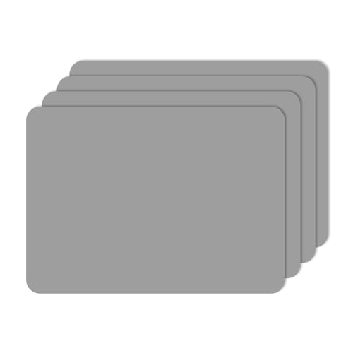 Nivofu, Lot de 4 sets de table en silicone de qualité supérieure - Lavables - Imperméables - Antidérapants - Résistants à la chaleur - Pour cuisine, restaurant et...