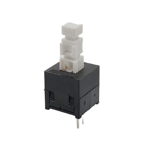 Interrupteur à bouton sans verrouillage à tête carrée 3.3mm et double rangée de broches