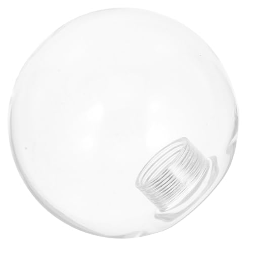 SOPOTUTU 2個 口径透明ガラスランプシェード 丸型ペンダントライト用交換用ガラスシェード モダンな装飾とな照明保護 吊り下げ灯具対応 リビ