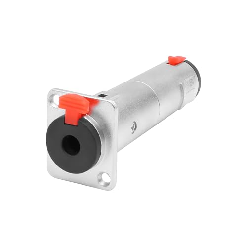 Conector TRS 6,35 mm evita tirones en cables de auriculares con montaje tipo D