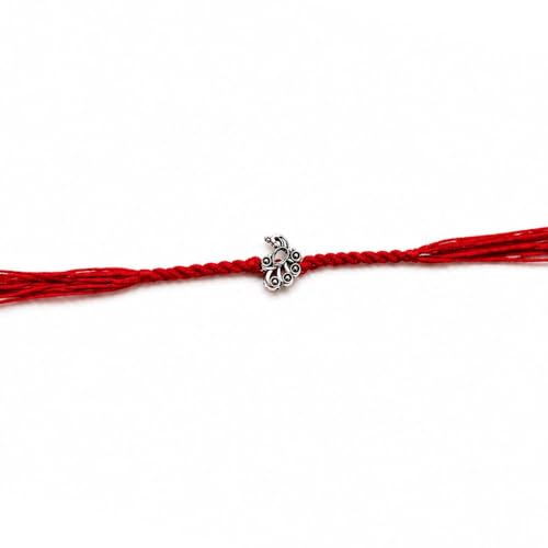 Image of I Jewels Silver Plated Traditional Designer Peacock Rakhi for Men /Boys /Brother (R513S)